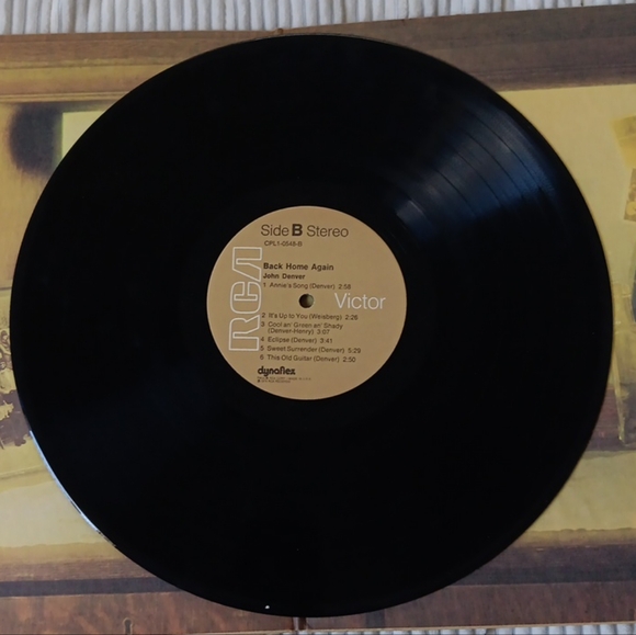 John Denver Vinyl LP Back Home Again 1974 - Picture 4 of 4